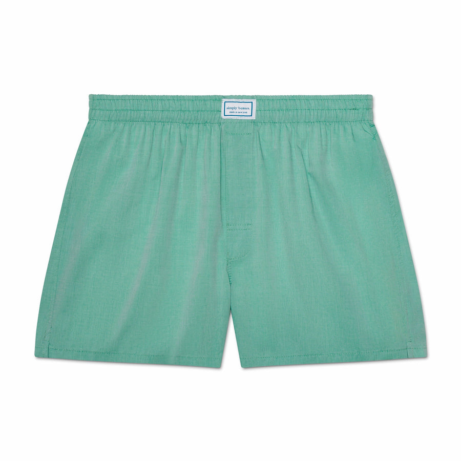 green cotton boxer short