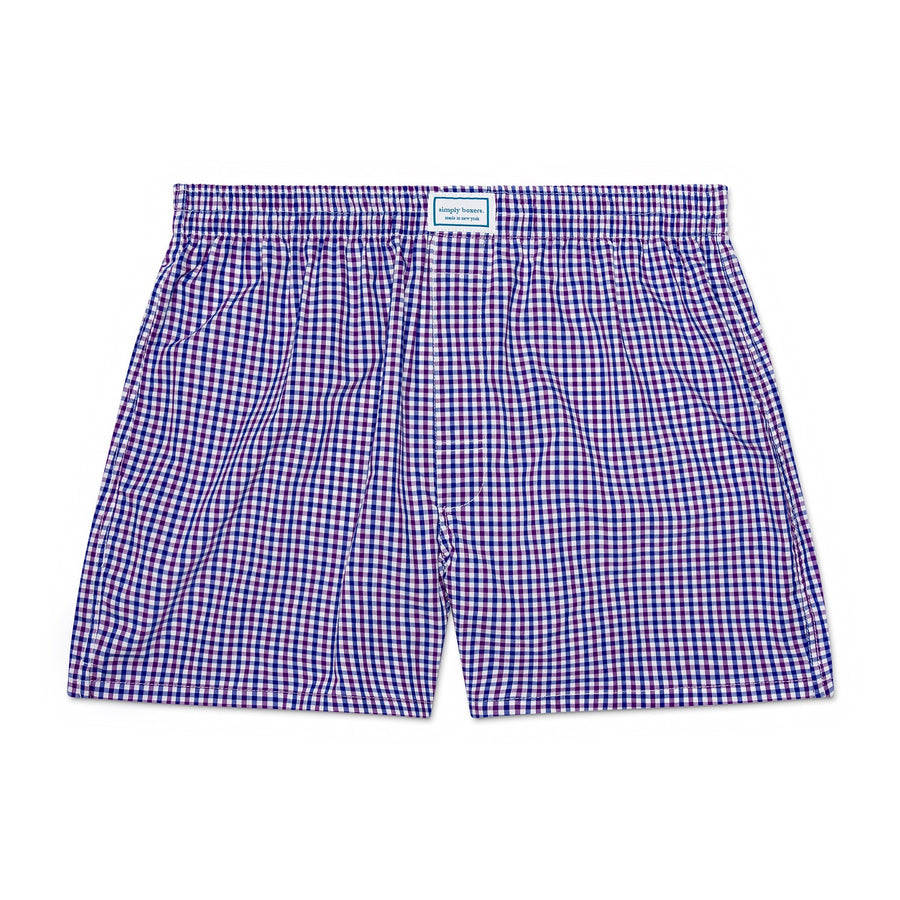 checkered boxer shorts